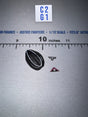 1/12 Scale WWII German Black Officer Cap with Insignia - Panzer Commander Otto Carius - DID XD80027