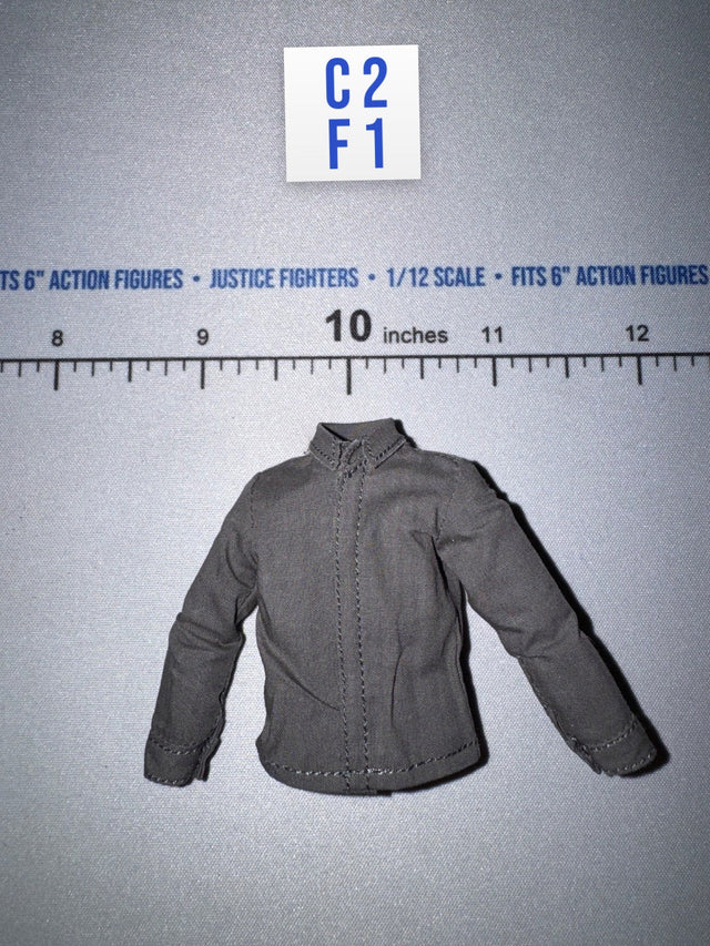 1/12 Scale WWII Gray German Shirt - Panzer Commander Otto Carius - DID XD80027