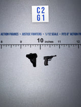1/12 Scale WWII German Pistol and Holster - Panzer Commander Otto Carius - DID XD80027