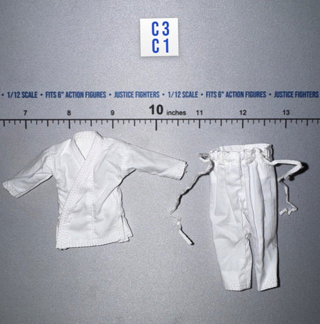 1/12 Scale Karate Uniform Gi - KARATE PLAYER - DiD SF80001