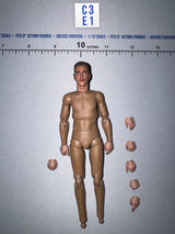 1/12 Scale WWII German Nude Male Figure Body - WWII US Ranger Private Jackson DiD XA80009