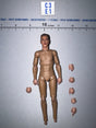 1/12 Scale WWII German Nude Male Figure Body - WWII US Ranger Private Jackson DiD XA80009