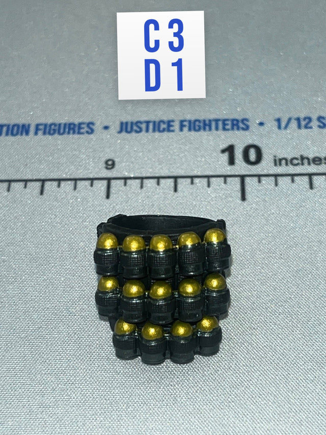 1/12 Scale Modern Era 40mm Grenade Ammunition Leg Panel - The Black - Vane Valaverse
