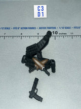 1/12 Scale Modern Era Tactical Belt and Holster Set - The Black - Vane Valaverse