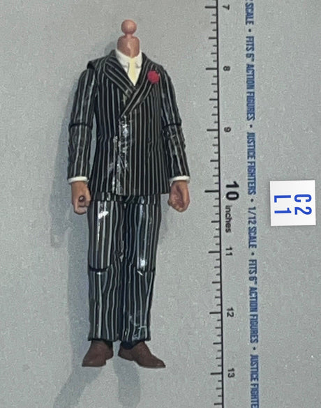 1/12 Scale Pinstripe Gangster Suit Figure Body - Hasbro Indiana Jones Adventure Series