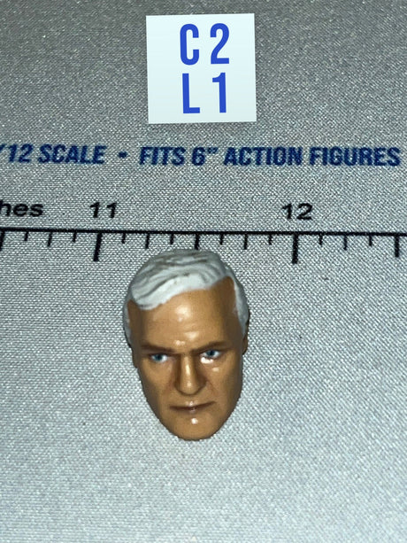 1/12 Scale Old Male Head Sculpt - Hasbro Indiana Jones Adventure Series