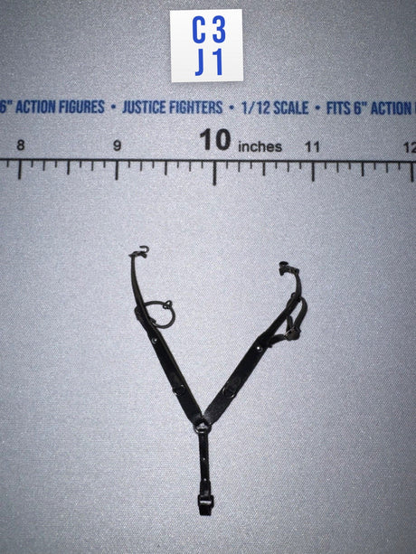 1/12 Scale WWII German Y-Strap Suspenders - Major König DiD XD80036
