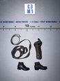 1/12 Scale WWII German Combat Boots Pair and Field Gear Straps with Holster - Russian Sniper – Vasily Zaitsev XR80037