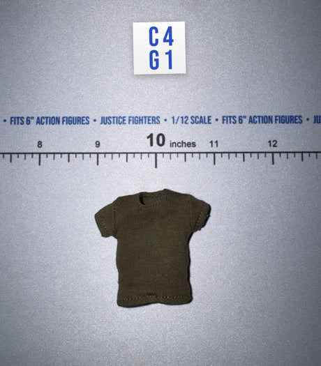 1/12 Scale WWII US T-Shirt - Private Caparzo DiD XA80011