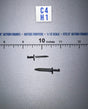 1/12 Scale WWII US Bayonet and Sheath - Private Caparzo DiD XA80011