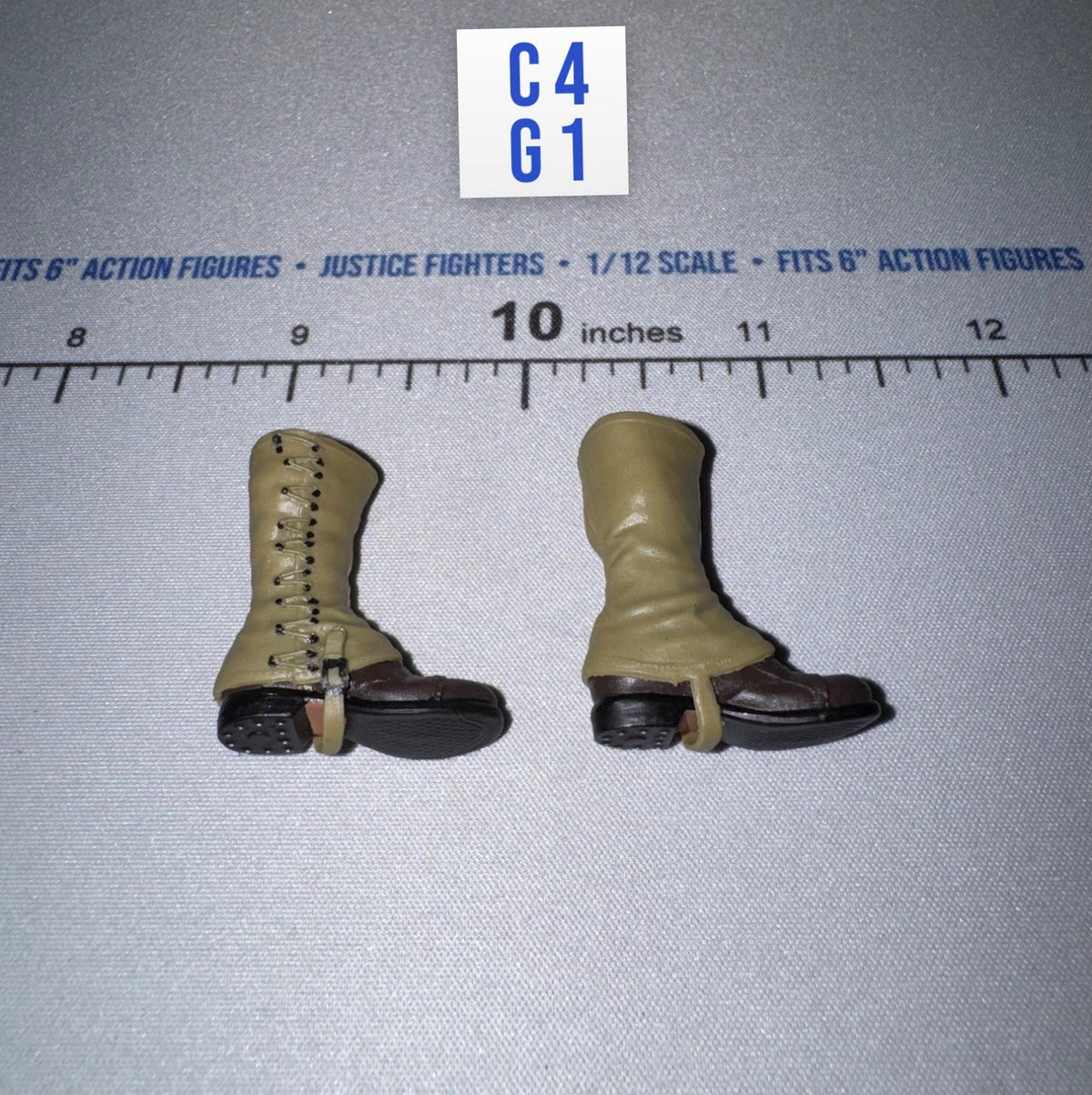 1/12 Scale WWII US Boots and Leggings - Private Caparzo DiD XA80011