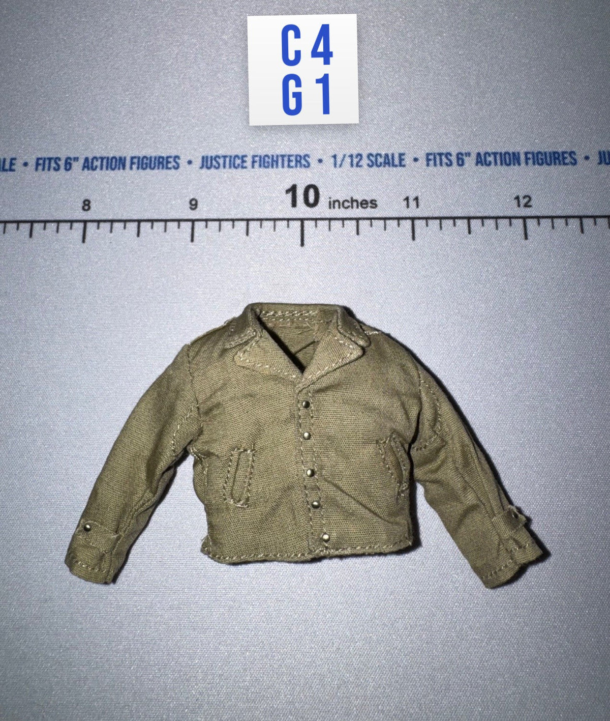 1/12 Scale WWII US M1941 Parsons Jacket - Private Caparzo DiD XA80011