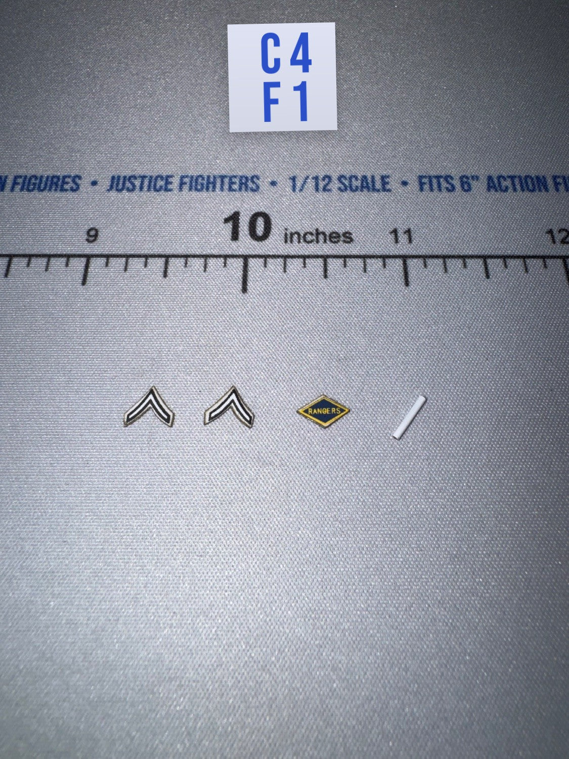 1/12 Scale WWII US Rank Insignia - Private Caparzo DiD XA80011