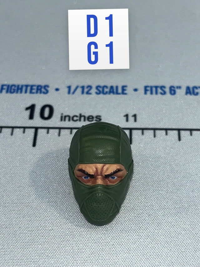 1/12 Scale Modern Era Masked Head Sculpt - Delta Corps - Action Force Valaverse