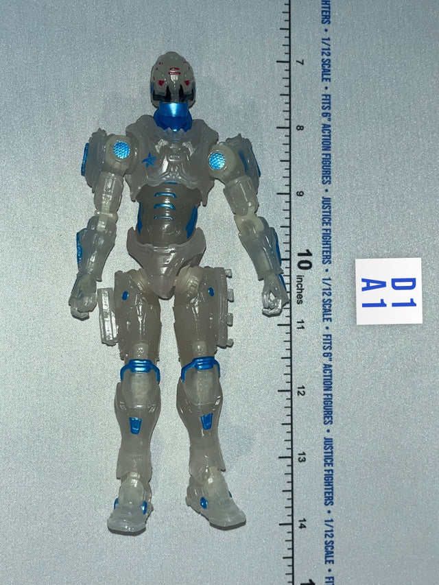 1/12 Scale Glow in the Dark Armored Robot Figure - Praetorian Pyre - Valaverse