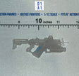 1/12 Scale Glow in the Dark Sci-Fi Rifle with Grenade Launcher - Valaverse - Praetorian Pyre