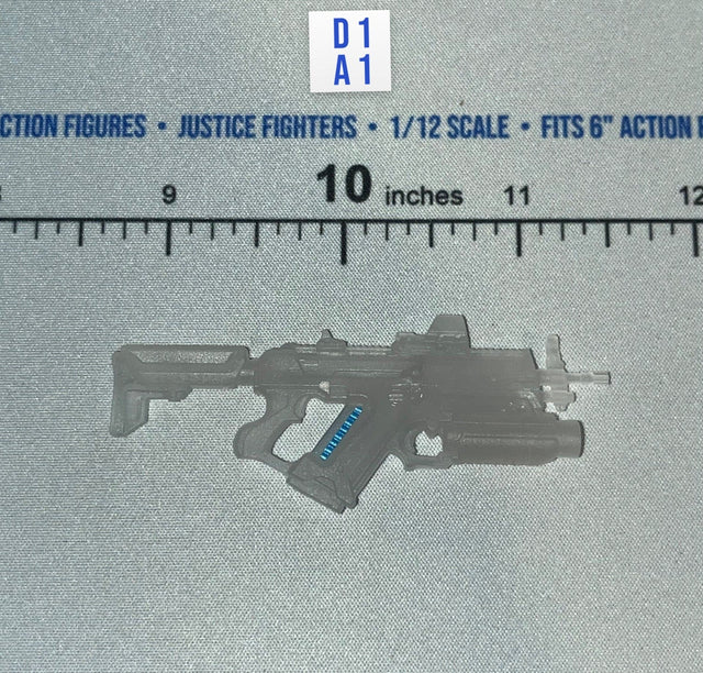 1/12 Scale Glow in the Dark Sci-Fi Rifle with Grenade Launcher - Valaverse - Praetorian Pyre