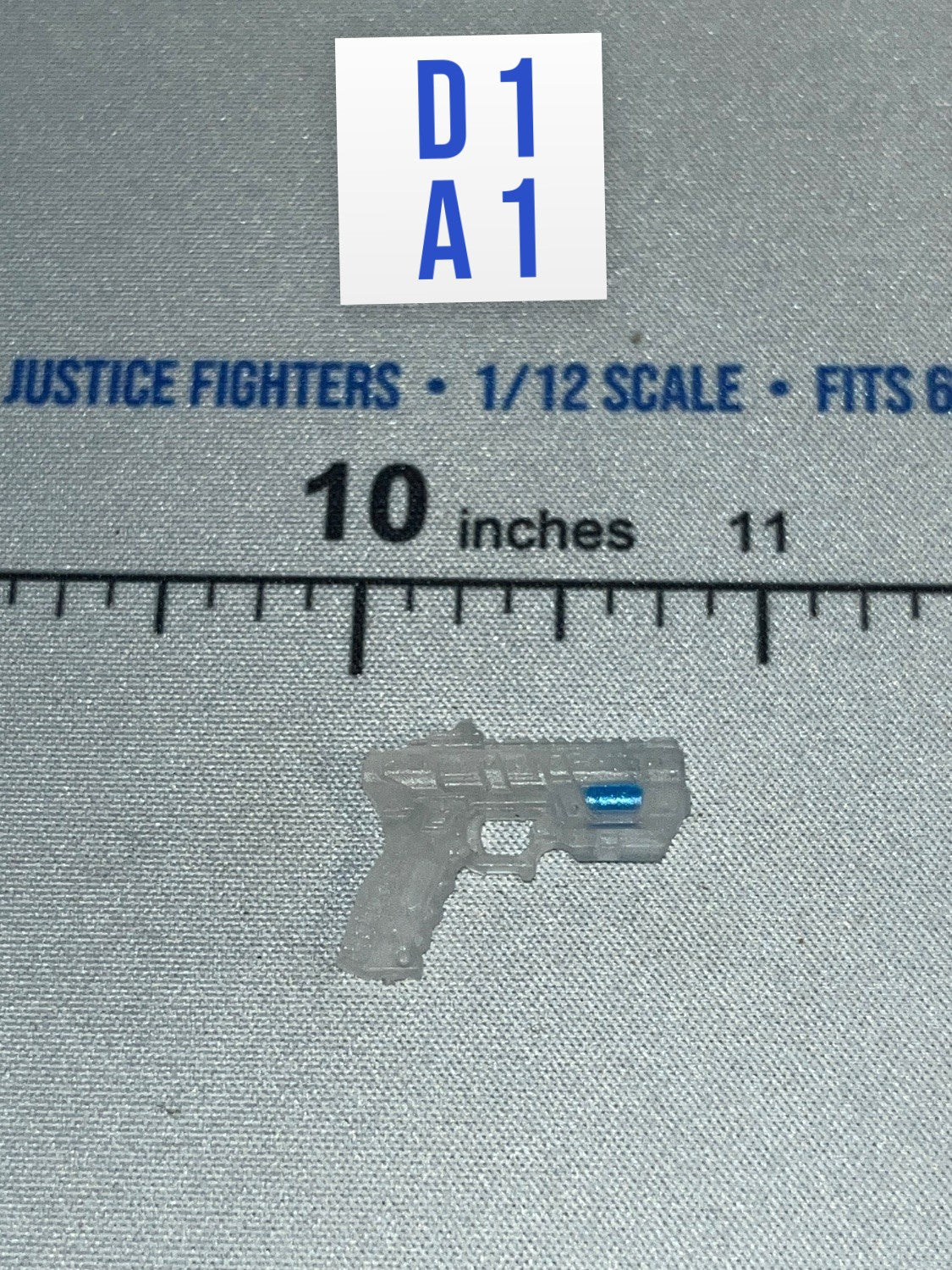 1/12 Scale Glow in the Dark Sci-Fi Pistol - Praetorian Pyre - Valaverse