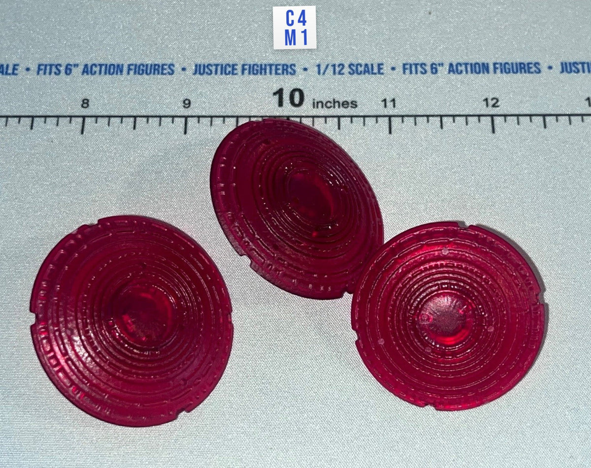 1/12 Scale Red Deflector Shield Set - Valaverse Weapons Pack Kilo