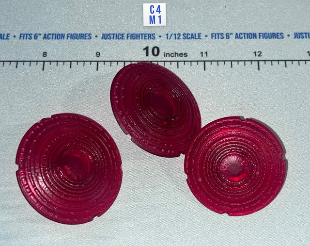1/12 Scale Red Deflector Shield Set - Valaverse Weapons Pack Kilo