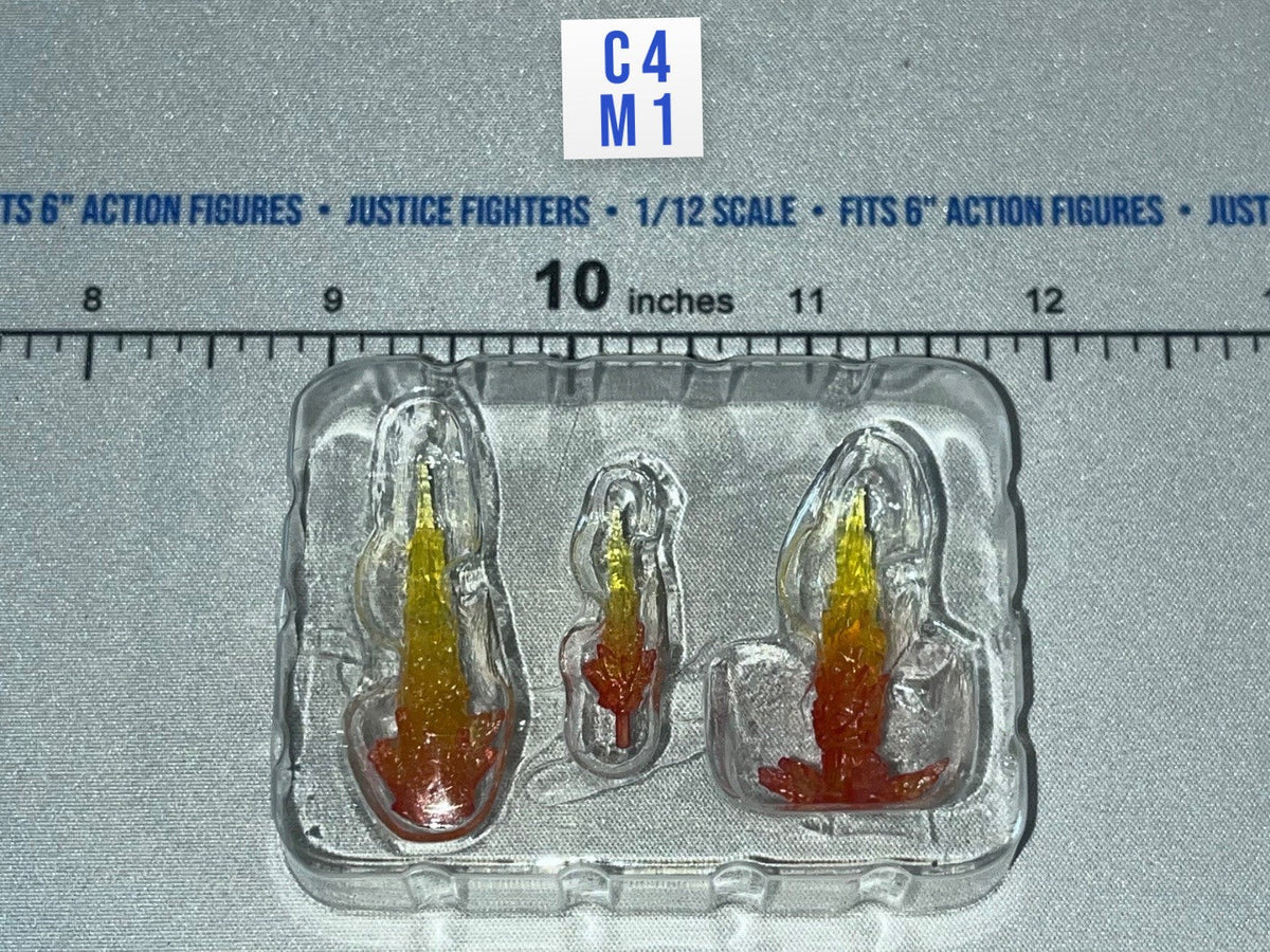 1/12 Scale Muzzle Flash Effect Set - Valaverse Weapons Pack Kilo