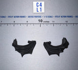 1/12 Scale Fantasy Shoulder Armor Pauldrons - Malleus 2 - Four Horsemen Mythic Legions